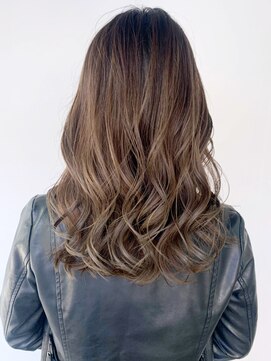 アイティー バイ アルバム 中野店(IT by ALBUM) ハイライト_マロンベージュかきあげロング_ba331341