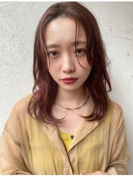 ロロ(ro-ro) 【恵比寿ro-ro】セミウェットウェーブ×ピンクベージュ