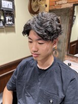 ヒロギンザ 八重洲店(HIRO GINZA)&nbsp;サイドグラデーションニュアンスパーマ〈理容室〉