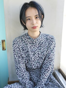 バース(BIRTH) 天神【BIRTH】大人かわいいくすみブルーボブ