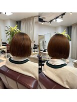 ディスオモテサンドウ 表参道(This OMOTESANDO)&nbsp;ボブの方にオススメ！！髪質改善ストレート　　元重