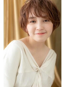 カバーヘア ブリス 大宮西口(COVER HAIR bliss) 大人ガーリーカッパーブラウンウルフマッシュZ大宮20代30代40代