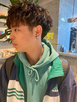 ヘアーサロン フォーメン イデア(hair salon for Men idea) ツイストスパイラルパーマ ツーブロック 眉毛カット【札幌】