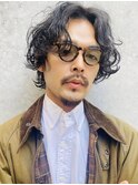 【ARTE表参道/青山】スーツ×ツイスパ×黒髪×センターパート