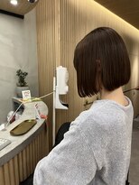 ロンドプロフィール 浦和(Lond profil) 【ワンランク上のボブ】切りっぱなしボブペールベージュ【浦和】