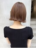 切りっぱなしボブ/外ハネボブ/ワンレンボブ/ブラウンカラー