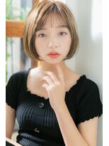 大波純一美容室パーティハン&nbsp;フェミニンストレートボブ