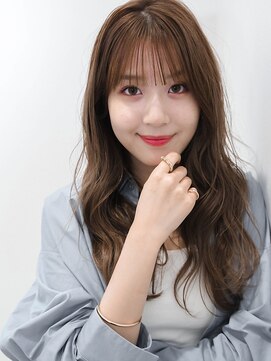 リレア 金町(Relair) 黒髪/グレーベージュ/レイヤーロング/前髪パーマ[京成金町]