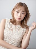 20代30代ミルクティーベージュ髪質改善カラー韓国ヘア透明感