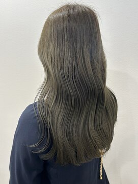 リアン 新城店(Rian) 大人美人アッシュオリーブショコラアッシュ韓国ヘアモテ髪