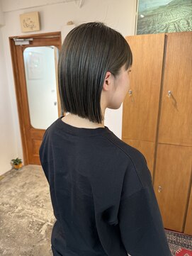 エニエンメイクス 立川(ENIEN MAKE'S) ボブ/切りっぱなし/レイヤーカット/オリーブベージュ/立川9