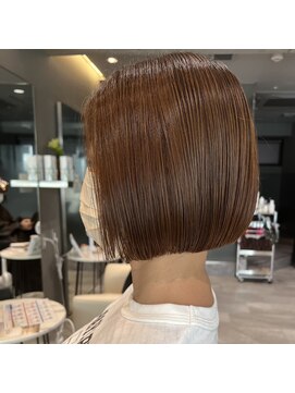 ステラバイケンジ(STELLA by KENJE) 大人綺麗ボブ/藤沢/髪質改善縮毛矯正/ショート/脱白髪染め透明感