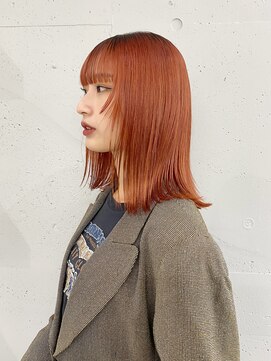 シーク 天神(SEEK) yuri/ブリーチ/ハイトーン/ダブルカラー/オレンジ/暖色カラー