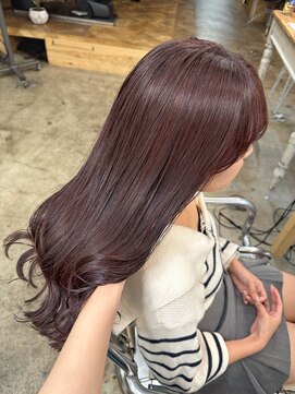 ウィークエンド(WEEKEND) ブリーチなしダブルカラー+カット+トリートメント【￥13800】