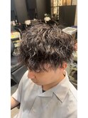 ツイストスパイラルパーマ/マッシュパーマ/メンズショート