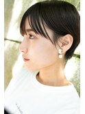 前髪サイドも可愛いショートスタイル☆