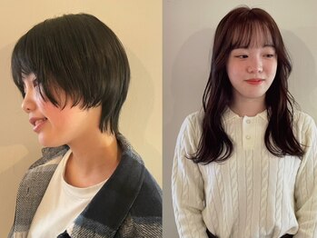 美容室 はなこの写真/<万代>気さくで話しやすく相談しやすい！あなたの伝えたいニュアンスが伝わりナチュラルな仕上がりが評判◎