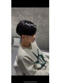 毛流れセンターパート