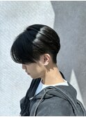 刈り上げセンターパート