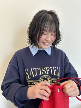 ウシワカマル ミライ(USHIWAKAMARU MIRAI) ボブパーマ/顔周りカット