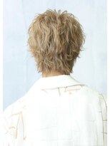 リップスヘアー 梅田アネックス(LIPPS hair)&nbsp;ブリーチパーマ波巻きセンターパート