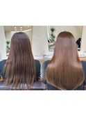 縮毛矯正beforeafter