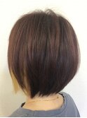 丸みショートボブ