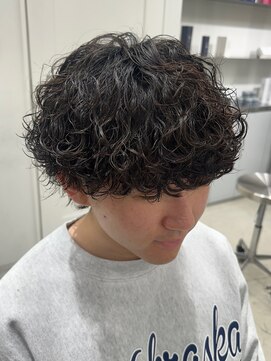 フィフス 名駅(fifth) 再現性高い波巻きスパイラルパーマ×刈り上げマッシュ