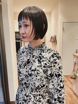 ヘアー テクニカ(hair Technica) 【広瀬】顔周りが可愛い切りっぱなしボブ♪
