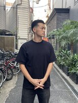 クフィア メンズヘアー カンポ 天王寺店(CUFFIA MEN'SHAIR CAMPO)&nbsp;ウルフカット メンズオールバック髪型 ショート短髪