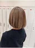脱白髪染めバレイヤージュ