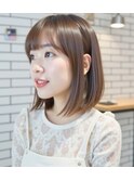 艶髪ストレートボブ