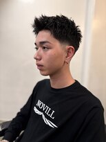 バーバートモシビ(BAR BER TOMOSHIBI) スパイキーショート テーパーフェード