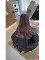 リアン 上尾店(Rien)&nbsp;ピンクベージュバレイヤージュ