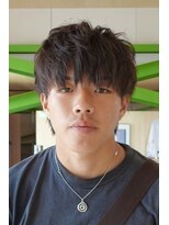 ディッセンバー 伊勢崎(December) メンズ/センターパート/似合わせカット/ニュアンスパーマ