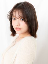 ドクターズ サロン ラブ(Dr's Salon LAB)&nbsp;大人かわいい暖色系カラー切りっぱなしボブディg古河20代30代