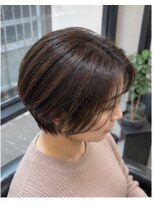 ヘアアンドメイク アース 入間店(HAIR&MAKE EARTH)&nbsp;前下がりショート