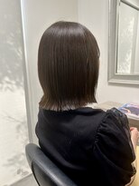 ヘアーブランド ジン フィール(HAIR BRAND Jin feel)&nbsp;くくれるボブとミントベージュ