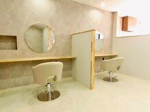 ガイア フォー ヘアー(GAiA for hair)の雰囲気（広々とした半個室空間。ゆったり特別な時間をお過ごしください☆）
