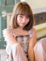 アメリエギャルソン(amelie et garcon) 【amelie】前髪ありで愛されキレイなツヤ感が映えるシンプルロブ