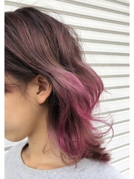 Juno ミディアム グラデーションピンク L ジュノ Juno のヘアカタログ ホットペッパービューティー