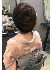 【着物ヘア】お仕事におすすめ和髪　ヘアセット