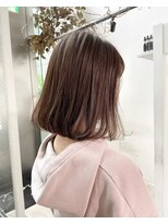 シェリ ヘアデザイン(CHERIE hair design) 大人なボブヘア×ハイライトブラウンベージュ◎