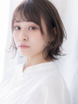 【ROMA銀座】大人可愛い/ひし形/小顔/耳かけくびれ外ハネボブ