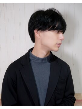 ティアラ 桜木町(TIARA) ナチュラルマッシュ ツーブロック刈り上げ