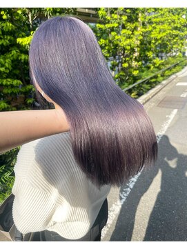 フラム 渋谷(flamme) 色落ちも綺麗な◇グレーラベンダー◇