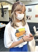 フェイスフレーミング/インナーカラー/ケアブリーチ前髪インナー