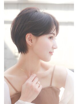 ルーカ 恵比寿(LU-CA) 30代40代50代 小顔ひし形丸みショートヘア 【LU-CA恵比寿】