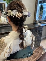 オブヘアー 宮崎台店(Of HAIR) 編みおろしアレンジ