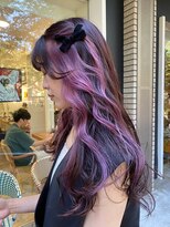 キサイ バズ(kisai BUZZ)&nbsp;kisaiBUZZ＊鈴木映美　インナーカラー/パープルピンク